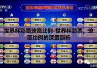 世界杯彩票输赢比例-世界杯彩票，输赢比例的深度剖析