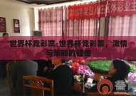 世界杯竞彩票-世界杯竞彩票，激情与策略的碰撞