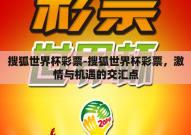 搜狐世界杯彩票-搜狐世界杯彩票，激情与机遇的交汇点