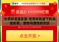 世界杯淘宝彩票-世界杯热潮下的淘宝彩票，激情与理性的交织