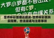 世界杯彩票哪还能买-世界杯彩票购买指南，合法渠道与注意事项