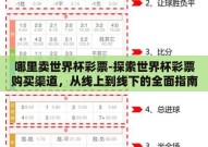 哪里卖世界杯彩票-探索世界杯彩票购买渠道，从线上到线下的全面指南