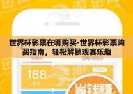 世界杯彩票在哪购买-世界杯彩票购买指南，轻松解锁观赛乐趣