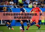 世界杯彩票好中吗-世界杯彩票，梦想与现实的交织