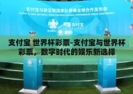 支付宝 世界杯彩票-支付宝与世界杯彩票，数字时代的娱乐新选择
