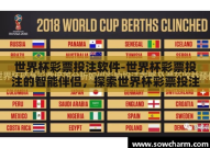 世界杯彩票投注软件-世界杯彩票投注的智能伴侣，探索世界杯彩票投注软件的优势与选择