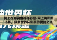 网上在哪买世界杯彩票-网上购彩新选择，探索世界杯彩票的便捷之道