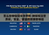怎么在微信投注世界杯-微信投注世界杯，安全、便捷的观赛新体验