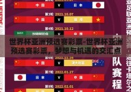 世界杯亚洲预选赛彩票-世界杯亚洲预选赛彩票，梦想与机遇的交汇点