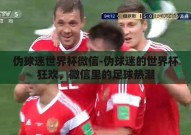伪球迷世界杯微信-伪球迷的世界杯狂欢，微信里的足球热潮