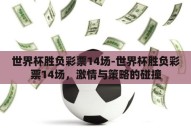 世界杯胜负彩票14场-世界杯胜负彩票14场，激情与策略的碰撞