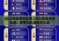 2023年世界杯彩票-2023年世界杯彩票，梦想与机遇的交汇点