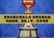 世界杯赛彩票怎么买-世界杯赛彩票购买指南，轻松上手，乐享观赛