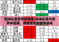 足球彩票世界杯赔率-足球彩票与世界杯赔率，揭秘背后的数字游戏