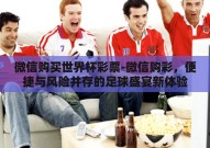 微信购买世界杯彩票-微信购彩，便捷与风险并存的足球盛宴新体验