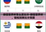 微信世界杯怎么买比分-微信世界杯，轻松玩转比分竞猜