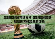 足球滚球推荐世界杯-足球滚球策略，解锁世界杯观赛新体验