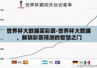 世界杯大数据买彩票-世界杯大数据，解锁彩票预测的智慧之门