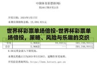 世界杯彩票单场倍投-世界杯彩票单场倍投，策略、风险与乐趣的交织