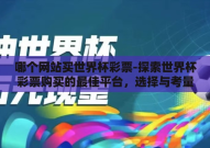 哪个网站买世界杯彩票-探索世界杯彩票购买的最佳平台，选择与考量