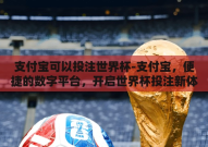 支付宝可以投注世界杯-支付宝，便捷的数字平台，开启世界杯投注新体验