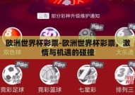 欧洲世界杯彩票-欧洲世界杯彩票，激情与机遇的碰撞