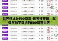 世界杯比分500彩票-世界杯赛场，激情与数字交织的500彩票世界