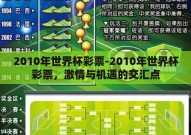 2010年世界杯彩票-2010年世界杯彩票，激情与机遇的交汇点