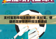 支付宝怎样投注世界杯-支付宝，便捷的足球世界杯投注新途径