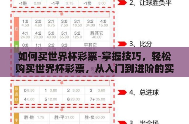 如何买世界杯彩票-掌握技巧,轻松购买世界杯彩票,从入门到进阶的实用指南 如何买世界杯彩票-掌握技巧,轻松购买世界杯彩票,从入门到进阶的实用指南