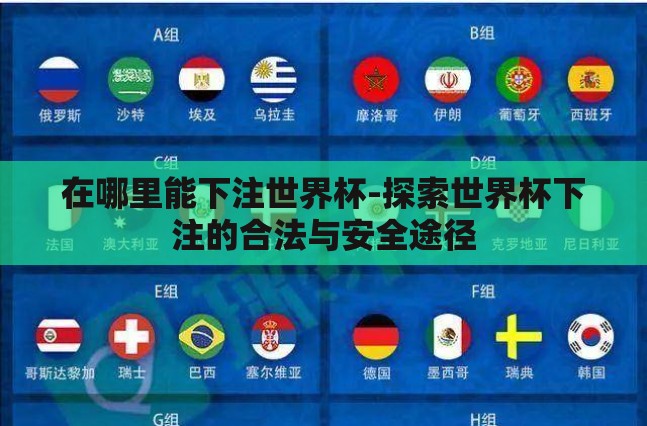 在哪里能下注世界杯-探索世界杯下注的合法与安全途径