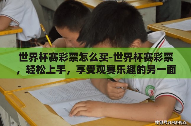 世界杯赛彩票怎么买-世界杯赛彩票，轻松上手，享受观赛乐趣的另一面