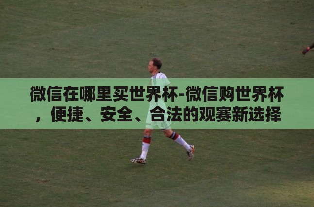 微信在哪里买世界杯-微信购世界杯，便捷、安全、合法的观赛新选择