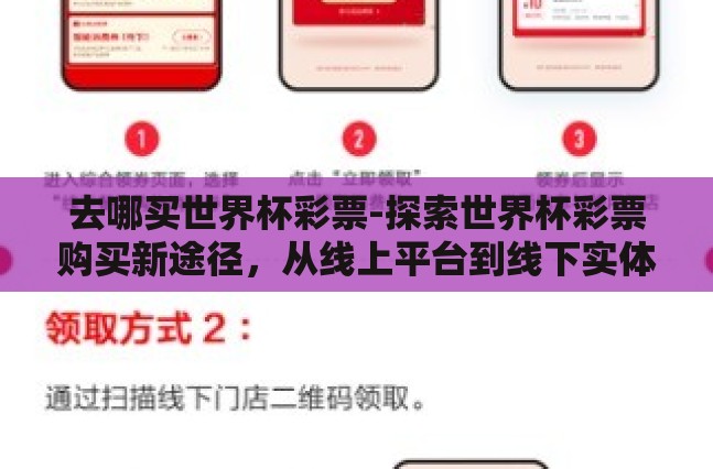 去哪买世界杯彩票-探索世界杯彩票购买新途径，从线上平台到线下实体店